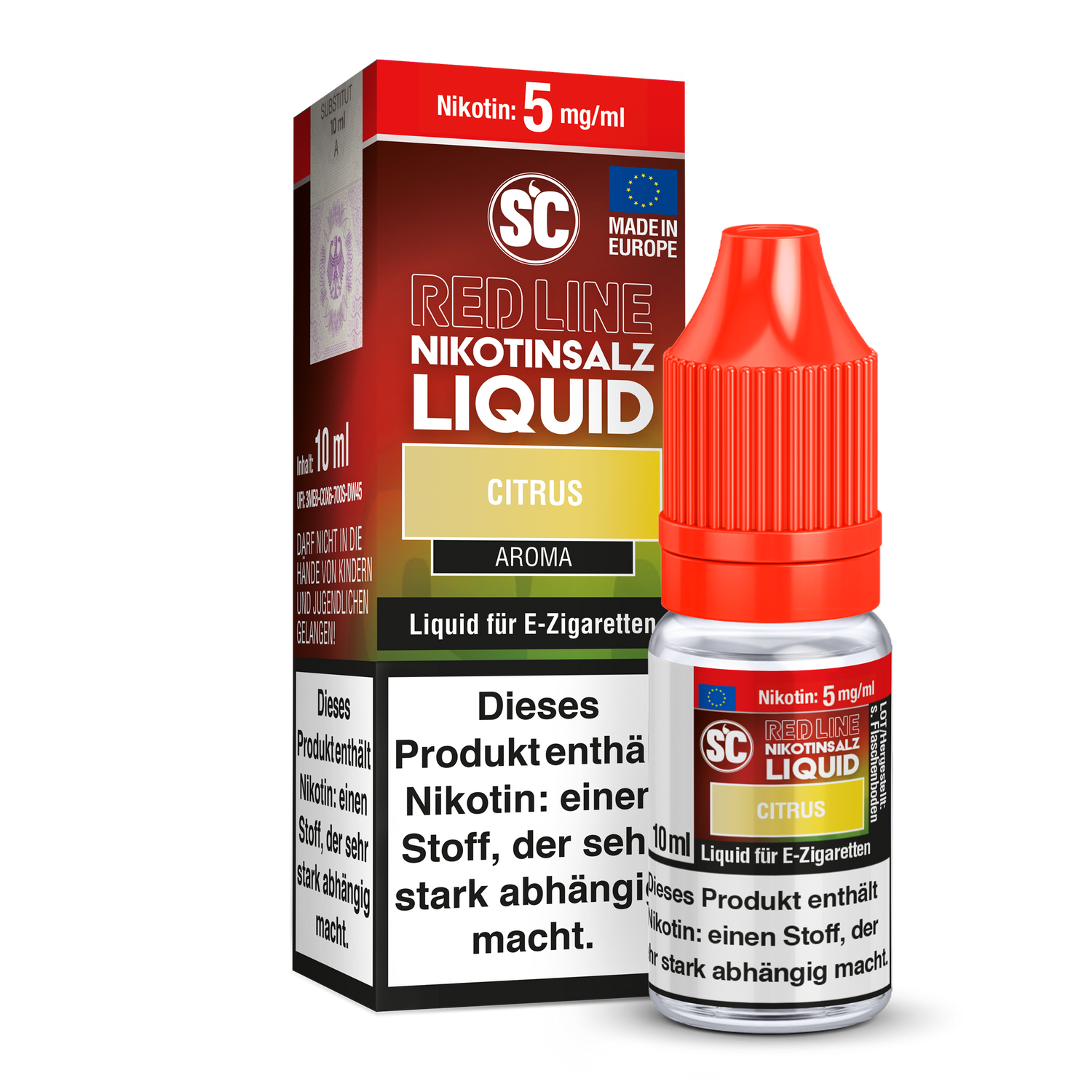 SC - Red Line - Citrus - Nikotinsalz Liquid