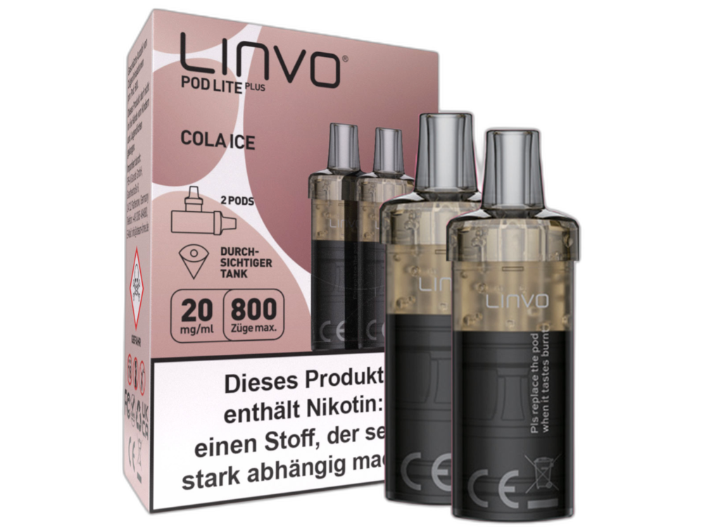 Linvo Pod Lite Plus Cartridge (2 Stück pro Packung)