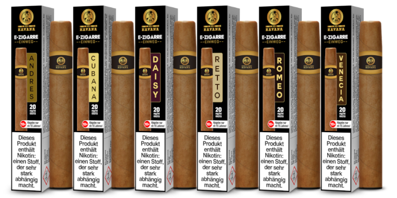 XO HAVANA Cigar Vape Einweg E-Zigarette