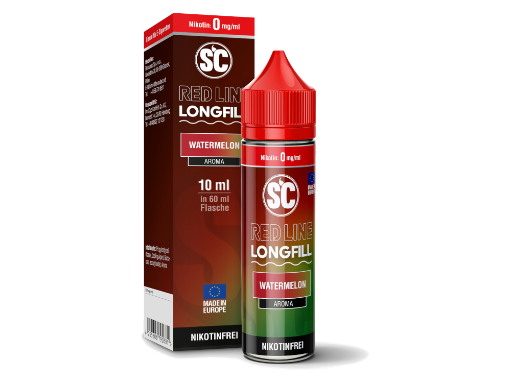 Wassermelone - SC Red Line - 10 ml Longfillaroma